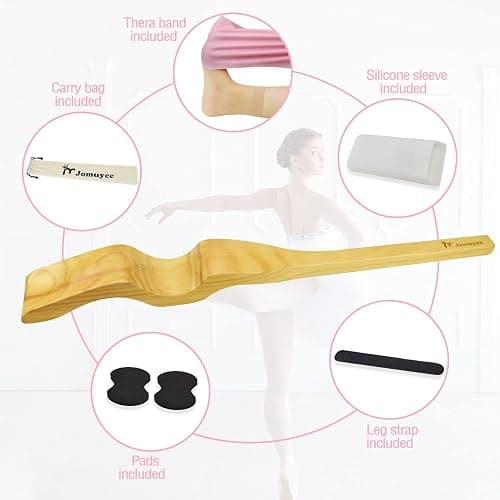 Jomuyee Ballet Foot Stretcher Set Original Pine Dance Foot Arch Enhancer for Dancer, Gymnastics, Yoga People, Gift Idea thumbnail 5