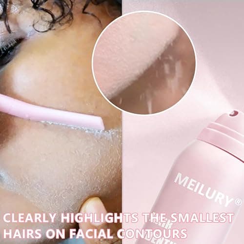 Hair Identifier Spray for Face Shaving,Moisturizing and Skin Care Dermaplaner Spray, Glow Reveal Face Spray for Face Dermaplaning, Peach Fuzz Remover for Women Face (1pc) thumbnail 2