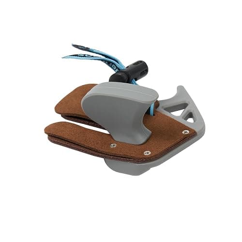 S F Archery Finger Tab，Leather Finger Guard ，Shooting Tabs Finger Saver Protect Guard Glove ，Adjustable Accessories for Recurve Bow with Right Handed thumbnail 3