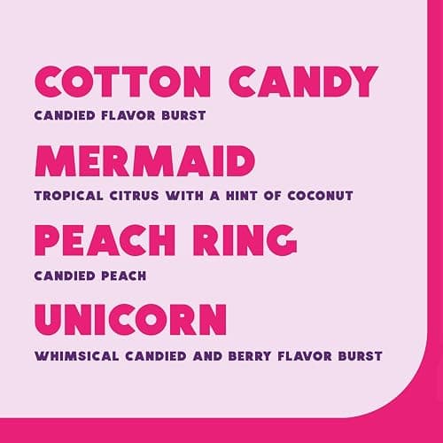 Wyler's Light Singles to Go Powder Packets, Water Drink Mix, Variety Pack, Watertok Fun Flavors, Cotton Candy, Mermaid, Peach Ring, Unicorn, Sugar & Caffeine Free, On-The-Go, 20 Count (Pack - 1) thumbnail 3