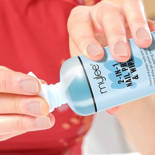 Mylee Nail Gel Polish Prep Wipe + Remover Cleanser UV LED Manicure Acetone 2x250ml by Mylee | UV/LED Manicure Acetone thumbnail 6