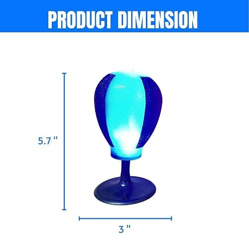 Light-Up Desk Punching Ball – 5.7" x 3" Mini Stress Relief Boxing Toy with Suction Base – Office Desk Accessory for Anxiety, Anger & Fun Gift thumbnail 2