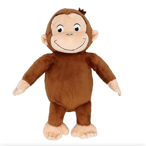 Kids Preferred Curious George Monkey Stuffed Animal Plush Toys Soft Cutest Cuddle Plushie Gifts for Baby and Toddler Boys and Girls - 12 Inches - Image 1