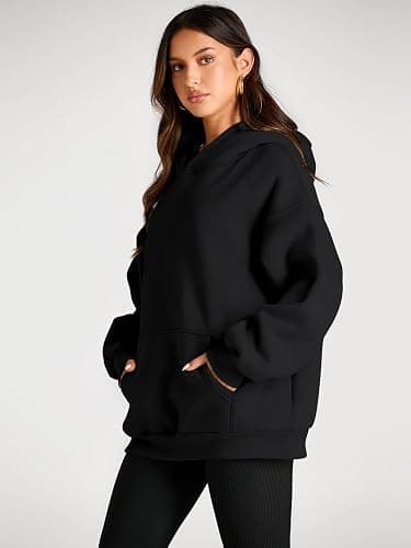 Trendy Queen Womens Oversized Hoodies Fleece Sweatshirts Fall Fashion Pullover Sweaters Winter Clothes thumbnail 3