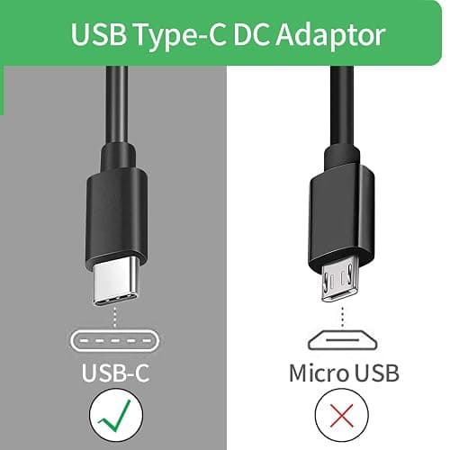 5V 3A USB C/Type-C Power Supply Adapter, 5 Volt 3000mA Power Cord Adapter for Raspberry Pi 4 Model B 1GB/2GB/4GB and More 5V 15W Office or Home Devices,UL Listed FCC thumbnail 5