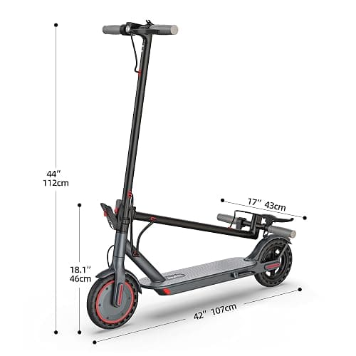 Electric Scooter Adults, Powerful 350W E-Scooter, Max 19 Mph & 15-19 Miles Range Scooters, Folding Scooters with 8.5" Solid Tires, Commuting Scooter Kick Scooter with APP Control (Seats Optional) thumbnail 8