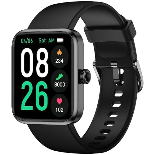 Imzuc Fitness Tracker Watch, Step Tracker with Heart Rate, Blood Oxygen Sleep Monitor, IP68 Waterproof Pedometer, Step Calorie Counter, Health Fitness Watch for Sports, Activity Tracker for Women Men - Image 1