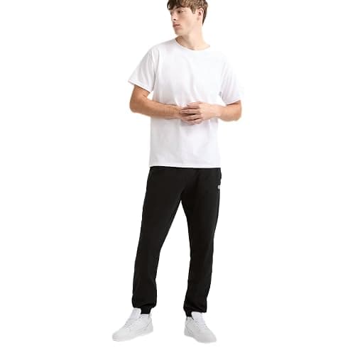 Champion Men's Cinched-Bottom Lounge Pants, Standard Fit, Lightweight 100% Cotton, Available in Regular and Big & Tall thumbnail 4