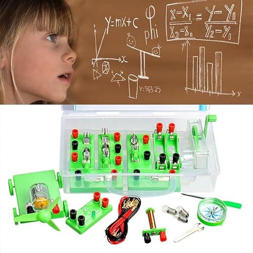 School Physics Labs Basic Electricity Discovery Circuit and Magnetismus Experiment for High School Students Gift Science Study Guide thumbnail 2