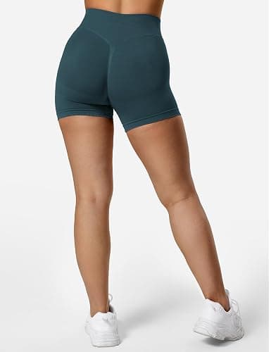 YEOREO SoftHue Women Workout Gym Impact Shorts Hidden Scrunch Butt Lifting 2.5"/3.6"/4.5"/6" Seamless Shorts thumbnail 4