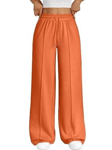 Trendy Queen Womens Wide Leg Sweatpants Baggy Loose Fall Barrel Casual Lounge Athletic Pants Comfy Teen Girl Cute Joggers - Image 1