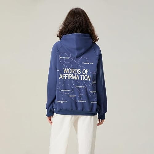 Sastianaen Cute Graphic Hoodies for Teen Girls Y2k Oversized Print Hoodie Vintage Preppy Pullover Sweatshirt thumbnail 6