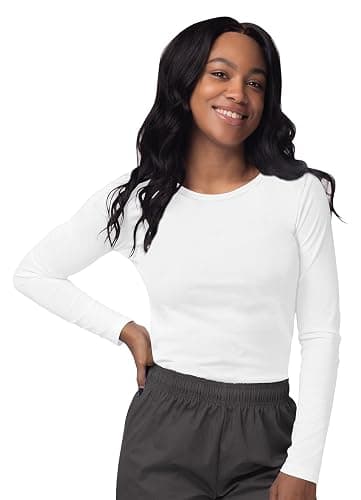 Sivvan Scrubs for Women - Long Sleeve Comfort Underscrub Tee 3-Pack thumbnail 6