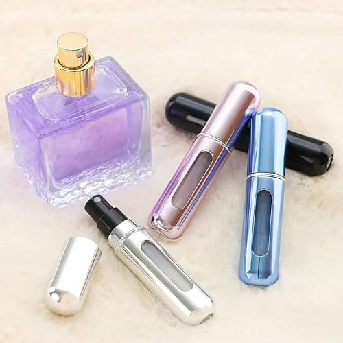 5pcs Mini Perfume Travel Bottle, Refillable Perfume Atomiser, Spray Bottles, Portable for Travel Holiday, Outdoor Activities and Business(5ML) thumbnail 2