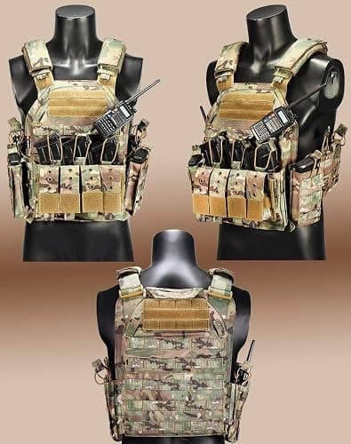 BOMTURN Upgrade Tactical Airsoft Outdoor Vest thumbnail 6