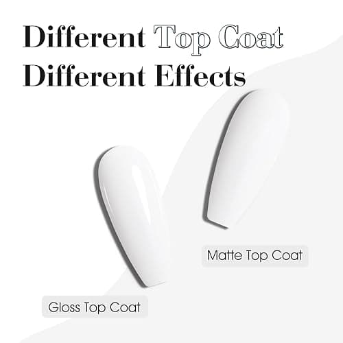 CANNI 2Pcs Hema-Free White Gel Nail Polish Set- White Gel Polish Kit, Soak Off LED Nail Gel Manicure Kit DIY at Home Salon Gifts for Women Girls thumbnail 6