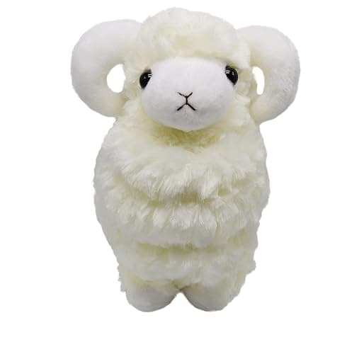 Cuddly Sheep Stuffed Animal Adorable Fluffy Plush Sheep Toy Super Soft and Cute Lamb Doll Pretty Sweet Gifts for Kids Boys and Girls Present for Birthday or Party 10 Inches thumbnail 4