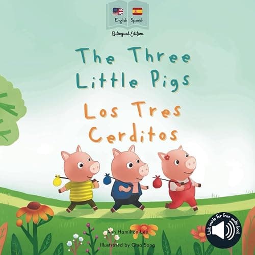 The Three Little Pigs | Los Tres Cerditos: Bilingual Spanish & English book for children (Bilingual Spanish fairy tales) - Image 1