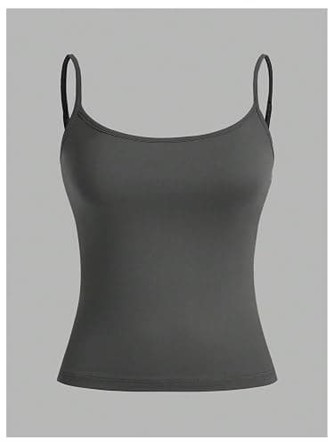 SOLY HUX Women's Crop Camisole 3 Packs Spaghetti Strap Tank Tops Cami | Sleeveless Shirts, Slim Fit, Basic thumbnail 3