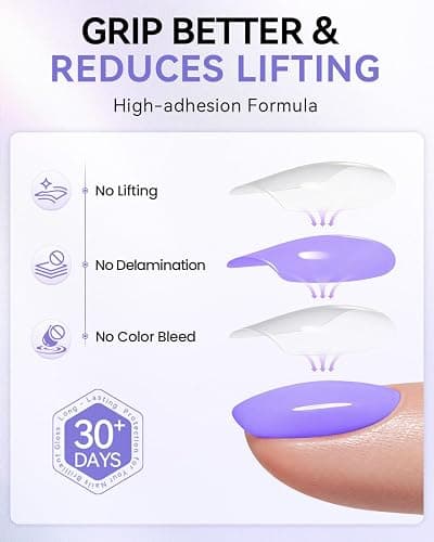 Makartt Gel Top and Base Coat Set 2 PCS 15ml No Wipe Long Lasting | Upgrade Diamond-Shine Base and Top Coat Gel Nail Polish Soak Off UV LED Lamp Needed Home DIY Salon Gift Women thumbnail 10