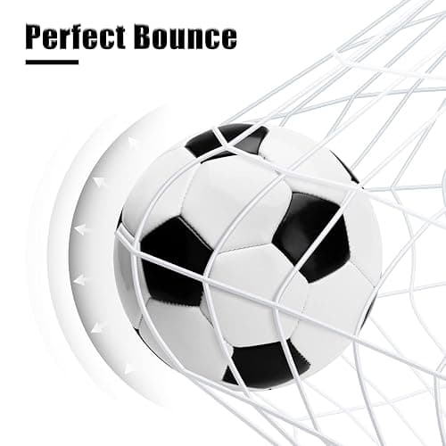 Soccer Ball Size 5 Size 4 Size 3 Size 2 with Pump Deflated - Single, 2 or 3 Pack Operation Christmas Bulik Items - Official Size & Weight Training Ball - Gift for Toddler Kids Boys Girls Youth Adult thumbnail 5
