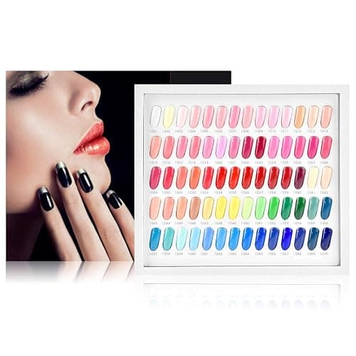 VENALISA 120 Pcs 12ML Gel Nail Polish Set with Base and Top Coat, Gel Polish Kit White Black Pink Blue Colors Soak Off UV LED Nail Gel Polish Sets Nail Art Starter Manicure Salon thumbnail 7