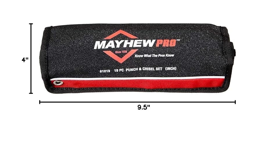 Mayhew Tools 61019 Punch and Chisel Set, 19-Piece, Black Oxide Finish thumbnail 2