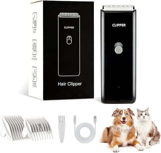 Professional Cat Grooming Clippers for Matted Hairs, Low Noise Cat Dog Grooming Kit Rechargeable Pet Clippers Trimmer for Dogs,Puppy,Cats,Rabbit - Image 1