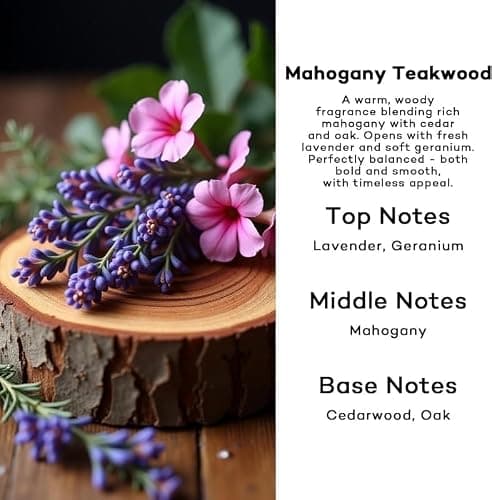 C Classy Car Air Freshener Hanging 2 Pack, Mahogany Teakwood Essential Oil Diffuser for Cars, Cute Car Accessories, Long-Lasting Fragrance, C ar Air Fresheners for Women & Men Gift, Made in USA thumbnail 2