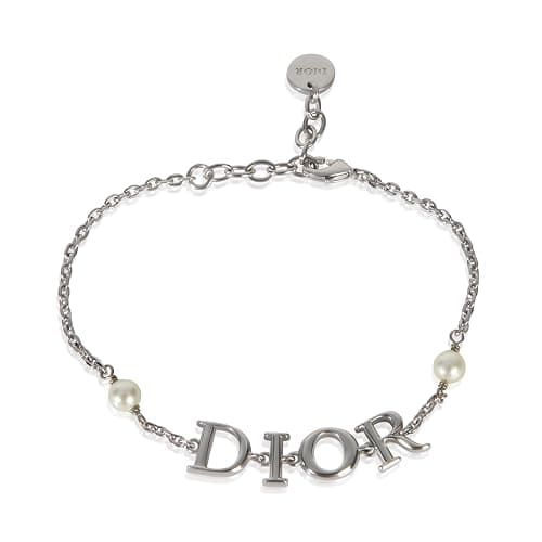 Dior, Pre-Loved Diorevolution Bracelet, Palladium Plated, 8 in - Image 1