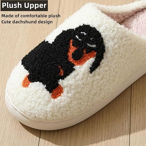 V OPXIN Cartoon Slippers for Womens Mens Cute Cozy Plush Warm Slip-on House Shoes for Indoor and Outdoor Meet Me at Midnight Strawberry Mushroom Evil Eyes Love Heart Slippers | Cozy, Warm, Plush, Slip-on, Cute, Cartoon Slippers, for Indoor and Outdoor, Love Heart, Strawberry, Mushroom thumbnail 4