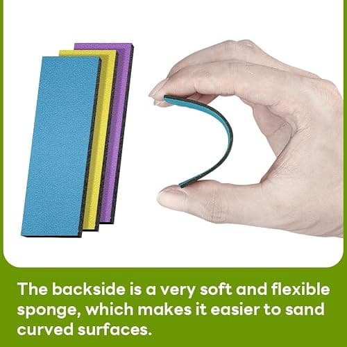 stedi Sanding Sponge Strips 60pcs, #400-600#600-800#1000-1200#1200-1500#2000-2500 Grit thumbnail 8
