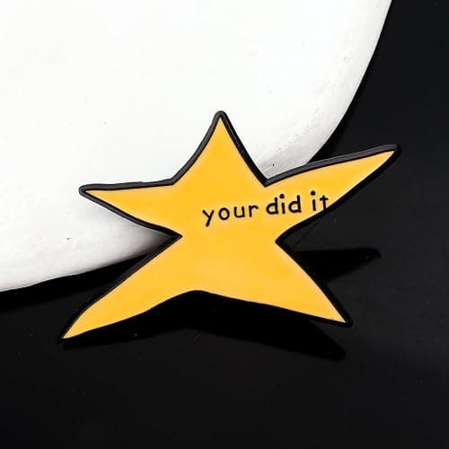 Your Did It Meme Pins - Star Enamel Pins Funny Badge Brooches Jewelry Accessories - Gifts For Friends thumbnail 2