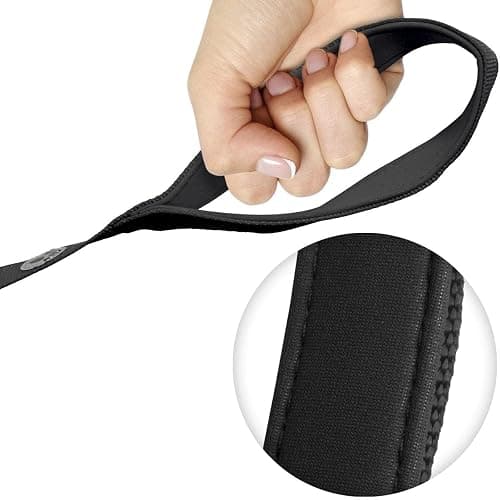 iGadgitz Home U7155 Padded Handle Dog Lead Leash - Black - 100cm (1m) 3ft 4" thumbnail 3