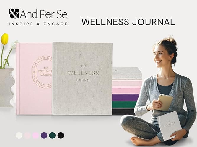 And Per Se Wellness Journal, Undated Daily Wellness Planner to Practice Positive Thinking, Mindfulness & Reflection, 91 Days Self-Care Journal For Women & Men (Pale Pink) [hardcover] thumbnail 7