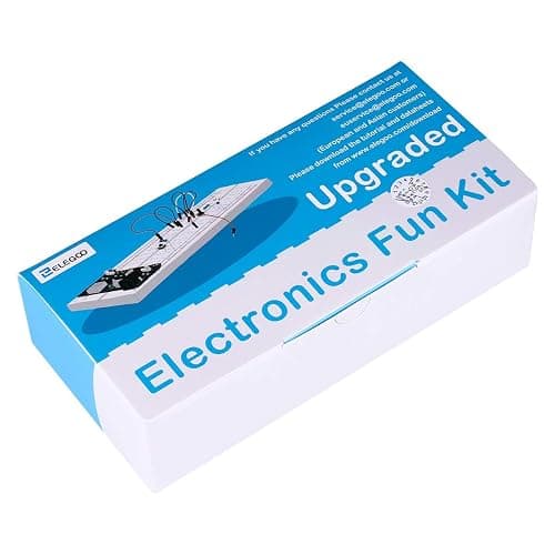 ELEGOO Upgraded Electronics Fun Kit w/Power Supply Module, Jumper Wire, Precision Potentiometer, 830 tie-Points Breadboard Compatible with Arduino, STM32 thumbnail 5