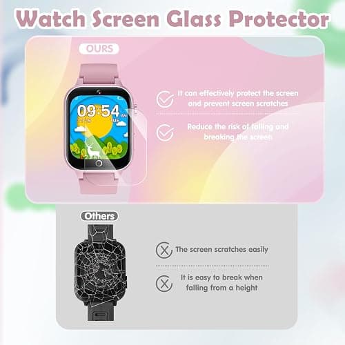 Luyiilo Kids Games Watch, with 26 Puzzle Games, Touch Screen, HD Camera, Alarm Clock, Toys for Ages 4-12 Years Old.Birthday Gift for Boys Girls (Pink) thumbnail 7