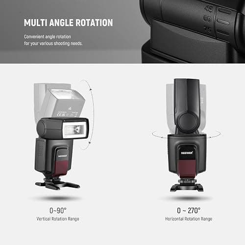 Neewer TT560 Flash Speedlite for Canon Sony Nikon Panasonic Olympus Pentax and Other DSLR Cameras, Digital Camera Speedlight with Standard Hot Shoe - for Canon Nikon Sony thumbnail 7