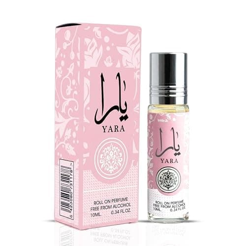 Ard Al Zaafaran Pink Blush Shams Al Emarat Khususi Eau de Parfum 100ml & Yara Roll-On 10ml thumbnail 4