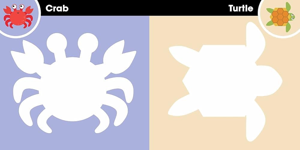 First Sticker Art: In the Ocean: Color By Stickers for Kids, Make 20 Pictures! (Perfect Christmas Gift, Stocking Stuffer for Ages 3+) thumbnail 4
