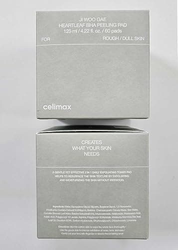 celimax Ji.Woo.Gae Heartleaf BHA Peeling Pad | with Heartleaf Extract, Exfoliating Toner Pads, Facial Peels, Hydrating, for Troubled Skin & Breakouts (60 Pads) thumbnail 4