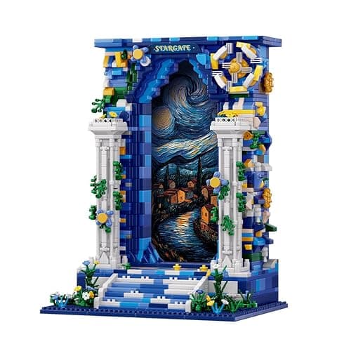 GOTIMON Micro Mini Starry Sky Gate Building Block Toys, Gifts for Children and Adults (1745 PCS) - Image 1