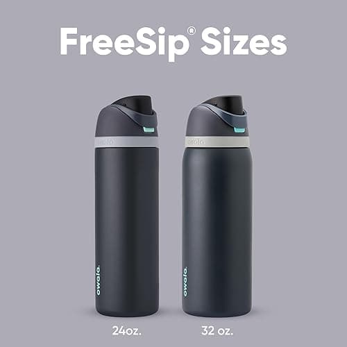 Owala FreeSip Insulated Stainless Steel Water Bottle with Straw for Sports, Travel, and School BPA-Free Sports Water Bottle, 32 oz, Foggy Tide thumbnail 7