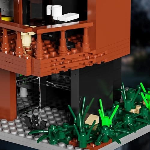 NETEHU Romance Films Fans Architecture Blocks，House Building Set House Present for Adult Halloween Christmas Valentine (979Pcs Mini Bricks) thumbnail 8