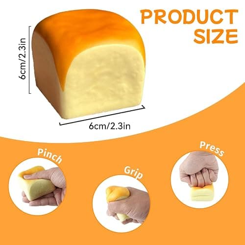 Dayingjiang Hawaiian Rolls Taba Squishy Fidget Toys Adults, Stress Relief Toys for Office and Home, Squishy Toys for Autism, Squeeze Squishies thumbnail 3