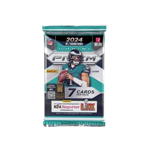 2024 Panini Prizm Football Mega Box (Neon Green Pulsar) (42 Cards) (Look for Williams, Daniels, Maye, Nix, Penix, McCarthy Rookies!) thumbnail 5