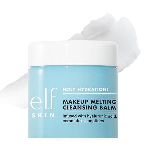 e.l.f. SKIN Holy Hydration! Makeup Melting Cleansing Balm JUMBO, Face Cleanser & Makeup Remover, Infused with Hyaluronic Acid to Hydrate Skin, 3.5 Oz - Image 1