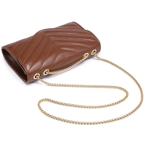 Dasein Women Small Quilted Crossbody Bags Stylish Designer Evening Bag Clutch Purses and Handbags with Chain Shoulder Strap thumbnail 6