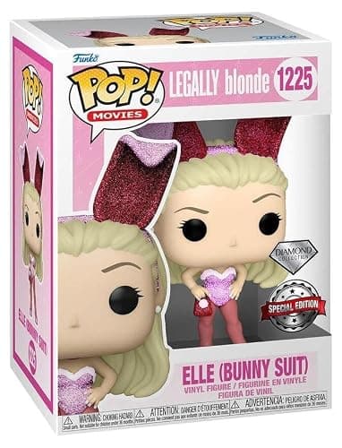 Funko POP! Movies: Legally Blonde Elle Woods Bunny Diamond Glitter #1225 Exclusive thumbnail 2