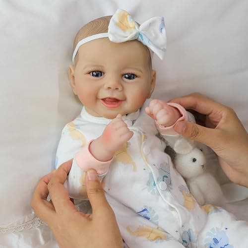 SCOM Baby Doll Girl, 18 inch Realistic Soft Body Baby Doll Real Life Cute Baby with Accessories for 3+ Year Old Christmas Birthday Gifts thumbnail 5